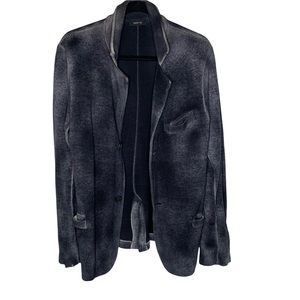 AVANT TOI- Single Breasted Jacket -Frozen Effect- Grey Black Wash 
Size M
